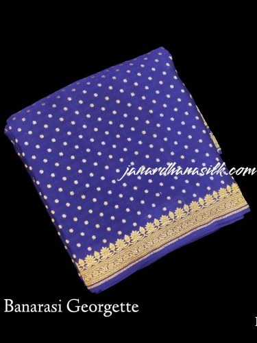 Pure Banarasi Crepe Silk Saree
